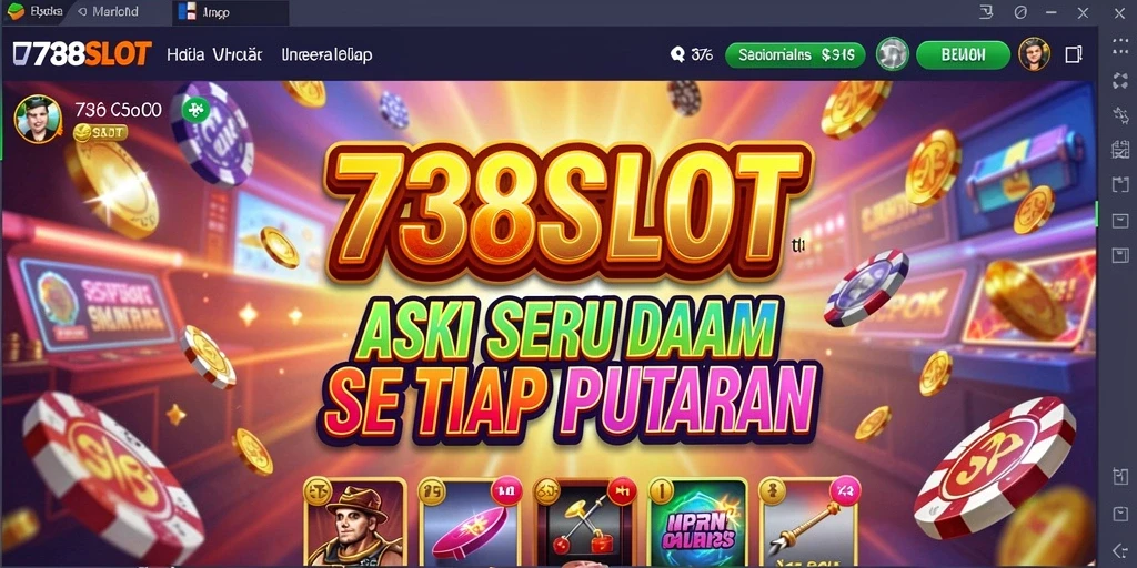 Screenshot 738SLOT menampilkan gameplay aksi yang intens.
