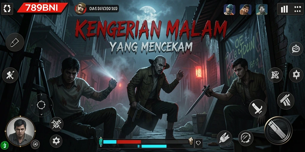 Tangkapan layar menampilkan suasana mencekam dalam gameplay 789BNI.