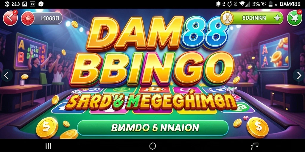 Tampilan gameplay Bingo yang menarik di DAM88.