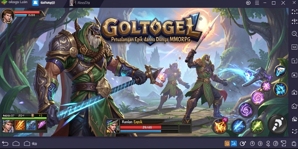 Tampilan gameplay menakjubkan di dunia fantasi GOLTOGEL.