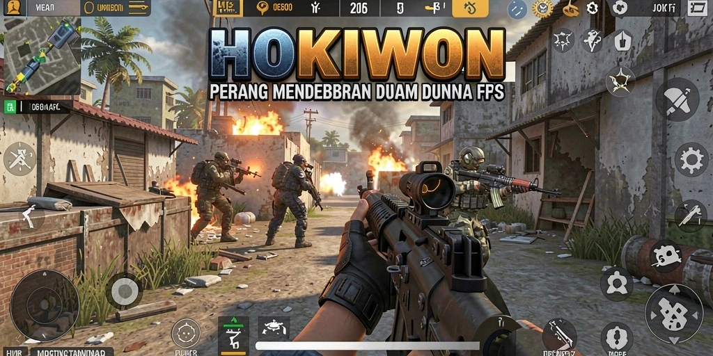 Screenshot menampilkan aksi mendebarkan di HOKIWON dengan grafis yang memukau.