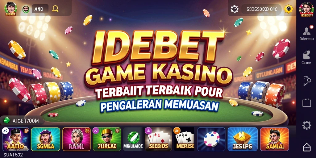 Tampilan gameplay Kasino yang seru di IDEBET.