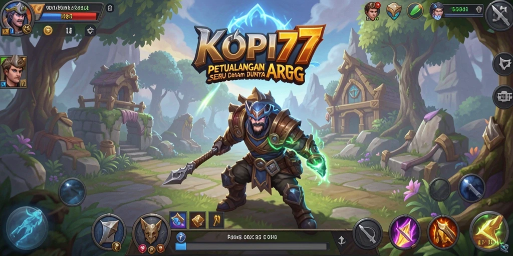 Tangkapan layar dari gameplay KOPI77 menunjukkan aksi mendebarkan dalam pertarungan ARPG.