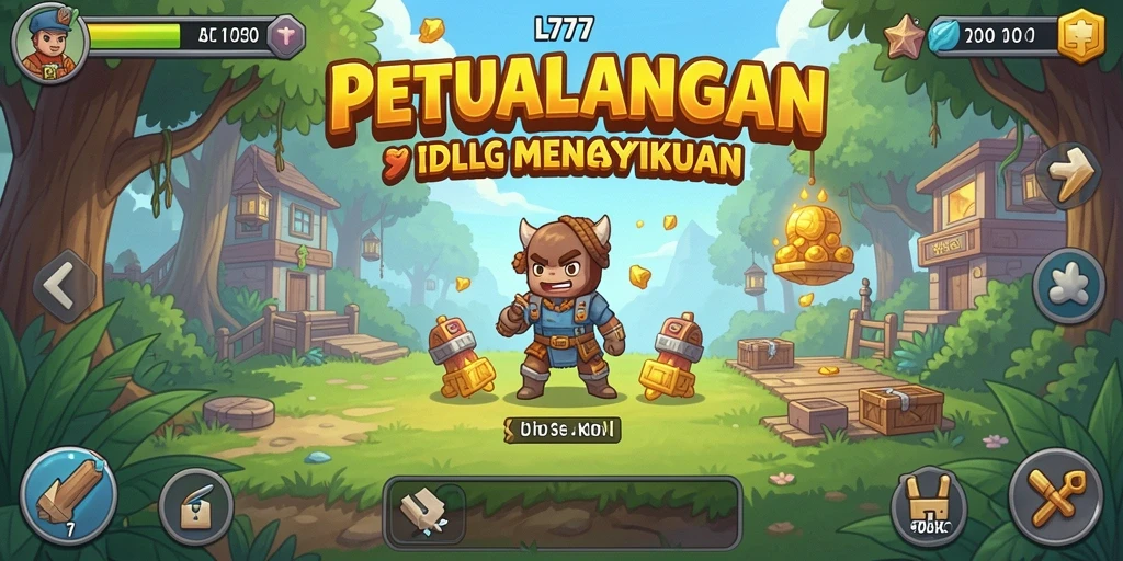 Tampilan gameplay L777 yang mengasyikkan dan penuh warna.