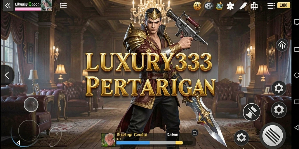 Tangkapan layar LUXURY333 menampilkan aksi strategis yang mendebarkan.