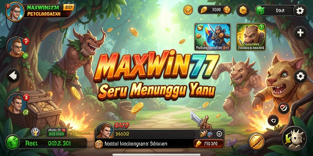 Tangkapan layar menunjukkan aksi seru dalam game petualangan.