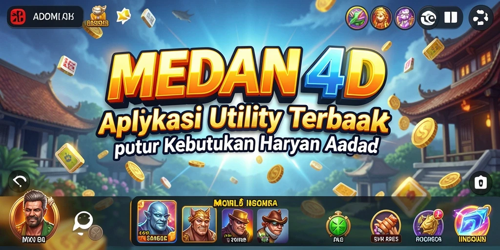 Tampilan antarmuka pengguna yang ramah dan intuitif di MEDAN4D.