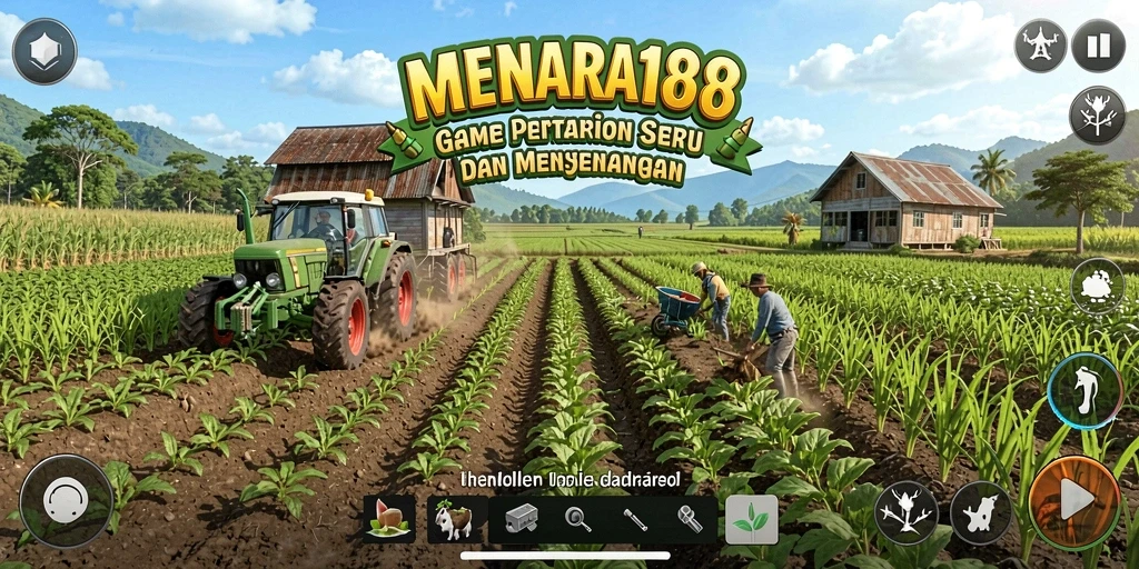 Tampilan gameplay menarik dari pertanian di MENARA188.