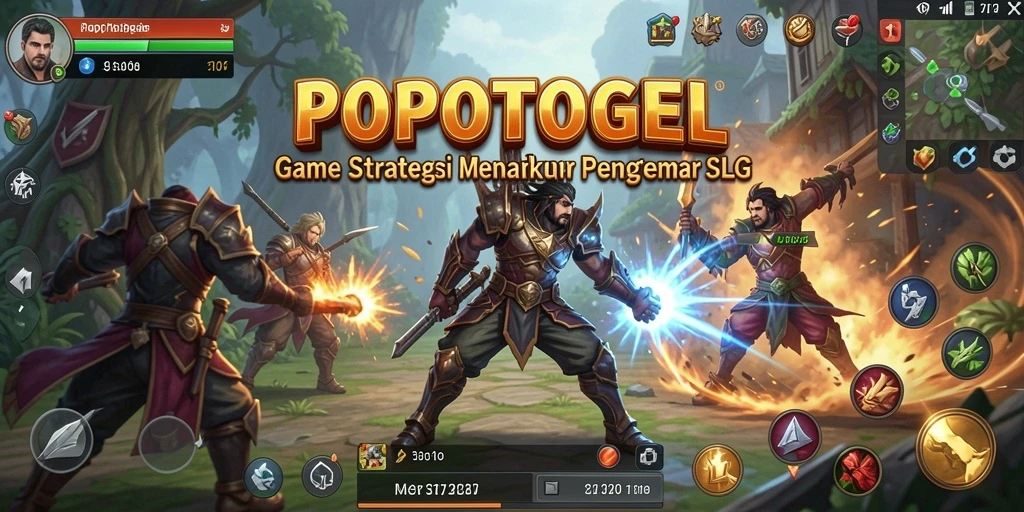 Tampilan gameplay menakjubkan dalam <strong>POPOTOGEL</strong> yang menunjukkan pertempuran strategis.