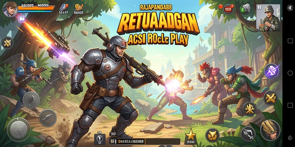 Tampilkan aksi seru dalam gameplay ARPG RAJAPANDA88.