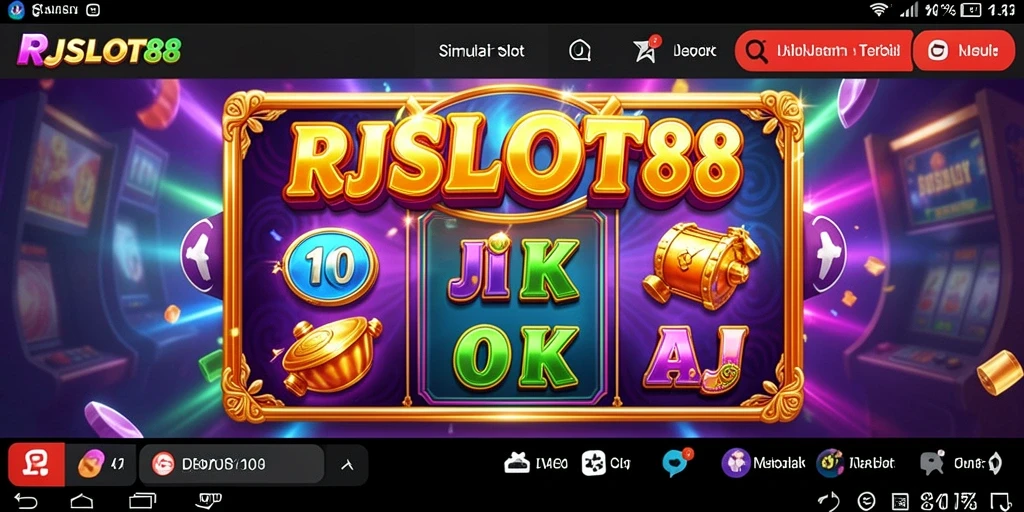 Tampilan menarik dari gameplay RJSLOT88 yang mendebarkan.