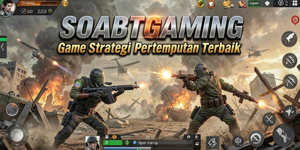 Tampilan gameplay menarik dan aksi strategi yang dinamis.