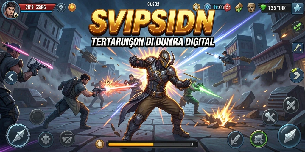 Screenshot gameplay <strong>SVIPSIDN</strong> menampilkan aksi pertarungan yang dinamis dan menarik.