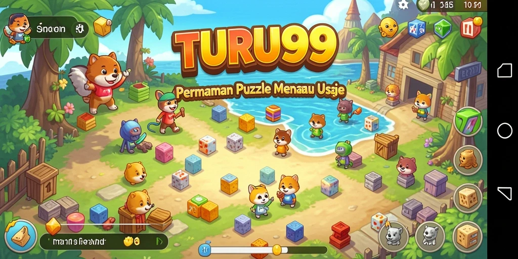Tampilan gameplay <strong>TURU99</strong> yang menyenangkan dan penuh tantangan.