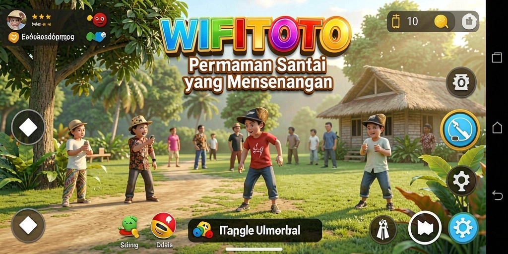 Tampilan gameplay WIFITOTO yang menarik dan meriah.